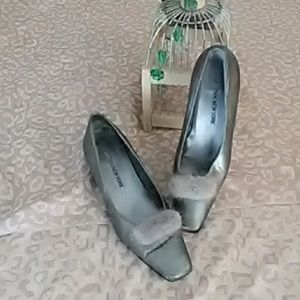 Jasmin New York Silver leather dress shoe